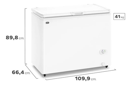 Freezer Inverter Gafa 280lts 4 Temperaturas Blanco