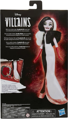 Disney Muñeca Villains Cruella De Vil Hasbro