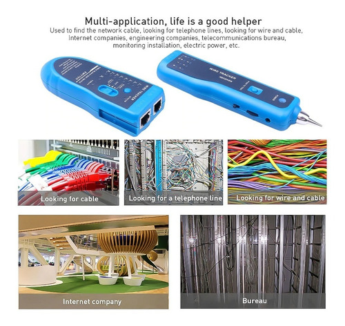 Imagen 10 de 10 de Generador De Tono Chicharra Lan Tester Rj11 Rj45 Jw-360