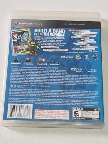 Lego Rock Band Ps3 (Usado)