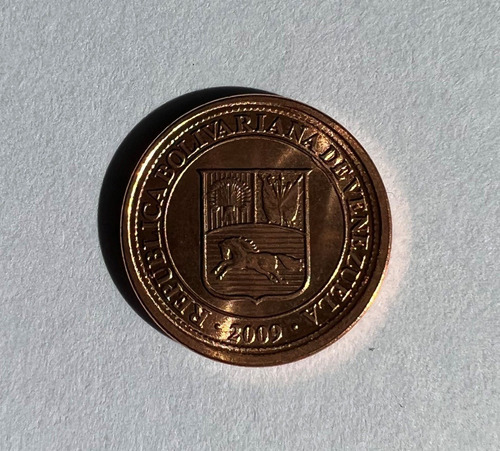 Imagen 2 de 2 de Moneda Venezuela 1 Céntimo 2009 Unc/bu