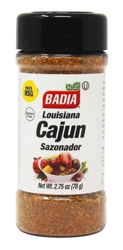 Sazonador Cajun Louisiana Badia 78g