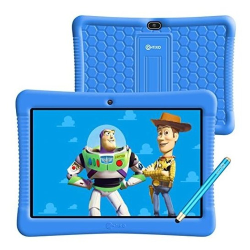 Tableta Infantil Contixo 10'' Android 10 Color Azul Hd Con