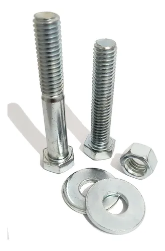 Bulon Hexagonal 1/4 X 1/2 G2 + 1 Tuerca Y 2 Arand. 100 U.