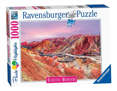 Rompecabezas Montaña Mineral Arcoiris 1000 Pz Ravensburger