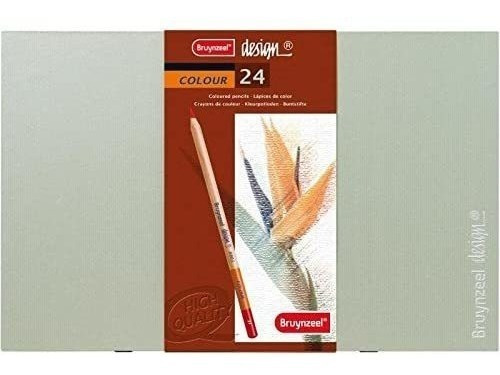 Lapices De Color Bruynzeel Design Color Caja X 24