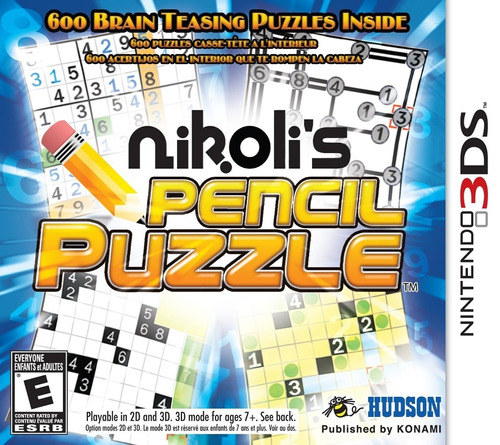Nikolis Pencil Puzzle Fisico Nuevo 3ds Dakmor