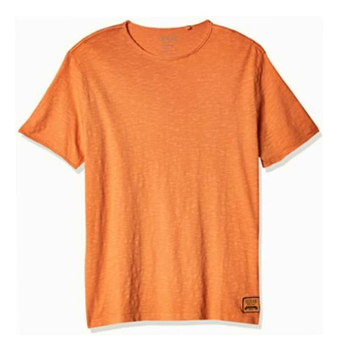 Guess Playera Dustin Cn Ss Tee, S Color Naranja Medio