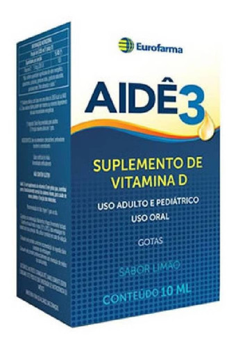 Aidê 3 Vitamina D 200ui 10ml