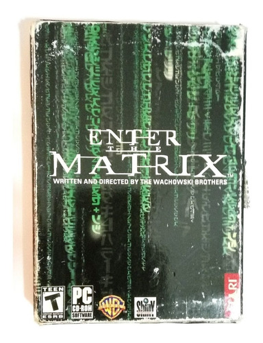 Enter The Matrix Pc Antiguo Retro Gamer Cd Rom Atari Vintage