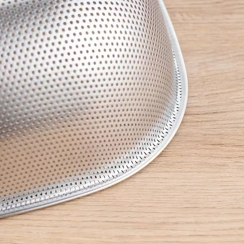 Colador Escurridor De Cocina Acero Inoxidable Cuadrado 24 Cm