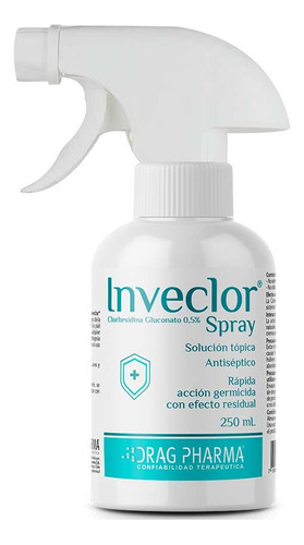 Inveclor Spray Solución Tópica Antiséptica 250ml Perro Gato