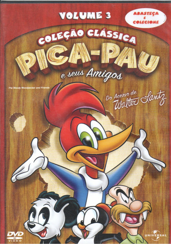 Dvd Coleção Clássica Pica - Pau E Seus Amigos Vol. 3