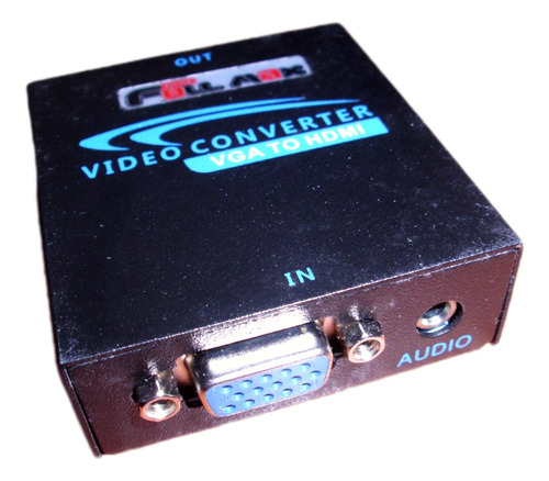 Convertidor Vga A Hdmi  Metalico Mini