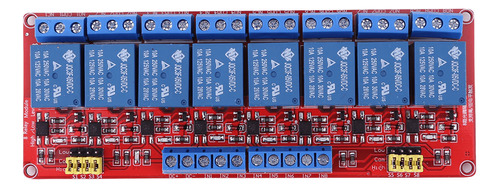 Relé De Activación De Nivel Alto Y Bajo De 8 Canales, 5 V Co