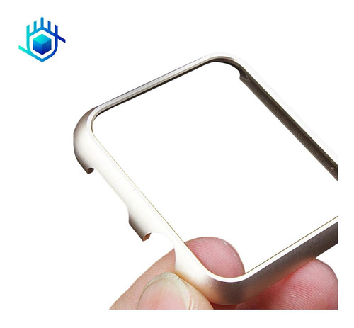 Imagen 7 de 10 de Funda Rigida + Mica Para Apple Watch Calidad Protector Mujer