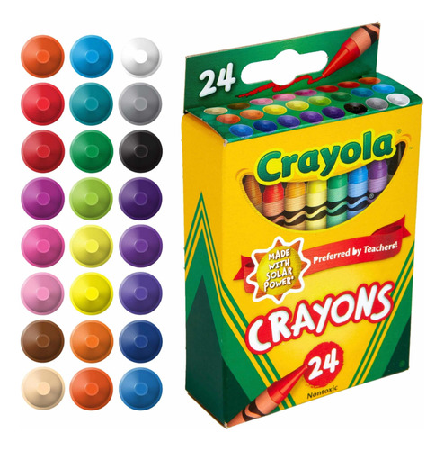 Crayola Crayones Mayoreo 48 Cajas De 24 C/u Para Revender