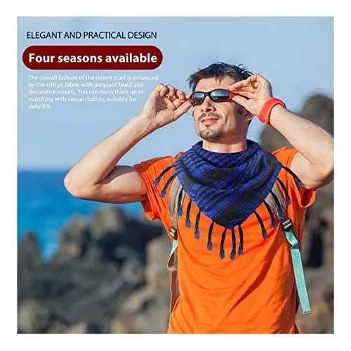 Turbera Unisex Satinior Shemagh Keffiyeh Cabeza Turbera De 3