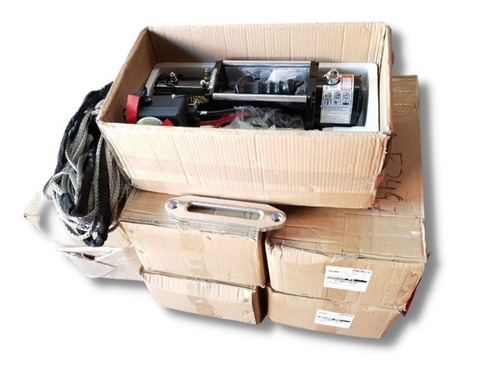 Guincho Elétrico 12000/13000lbs Winch Cabo Kevlar Sintético