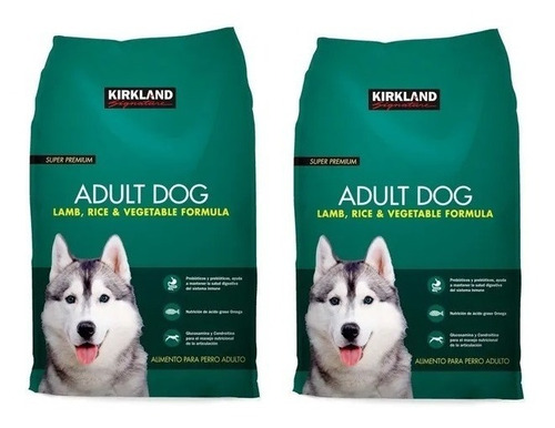 Imagen 1 de 2 de 2 Kirkland Adulto Cordero/arroz/vegetales Bolsa 18kg