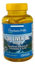 Comprar Cod Liver Oil+vitamins A&d 1000mg 100softgels Puritanspride