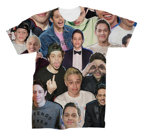 Playera Con Collage Fotográfico De Pete Davidson