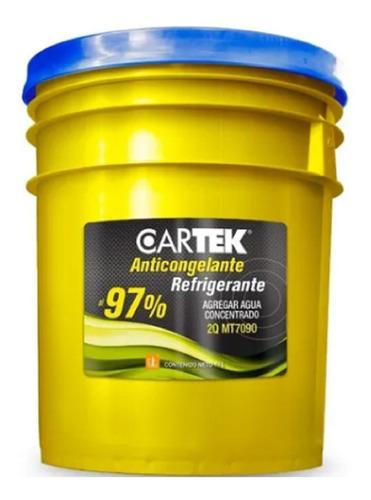 Cubeta Anticongelante Refrigerante Concentrado Al 97% 19 L