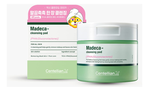 Centellian 24 Madeca Cleansing Pad (60 Unidades)  Toallitas