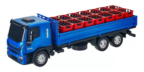 Kit 2 Caminhões De Brinquedo Iveco Tector - Caminhão De Engradados