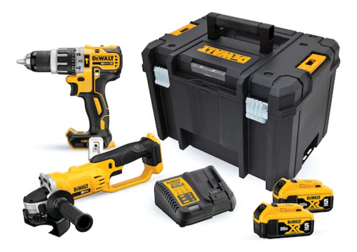 Kit De Taladro + Esmeril Inalámbrico 20v Max Dck209p2t Dewal