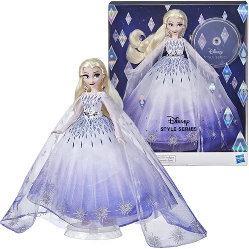 Muñeca Frozen 2 Elsa Disney Style Series Holiday Colección