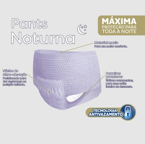 Fraldas Tena Pants Noturna P/m X 16 Un