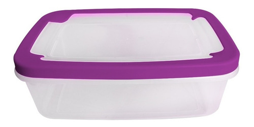 Set De 5 Recipientes Herméticos De 1.6 L Práctico Sellador