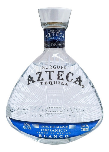 Tequila Orgánico Burgues Azteca Blanco 750 Ml