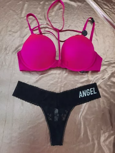 Victoria’s Secret • hot pink bra and panty set