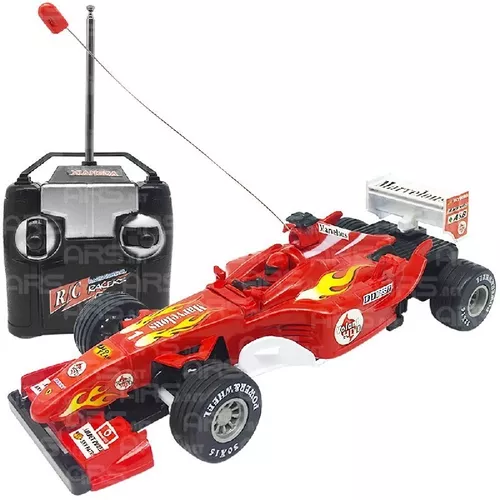 Ferrari Carro De Corrida Formula1 Com Controle Remoto Brinquedo