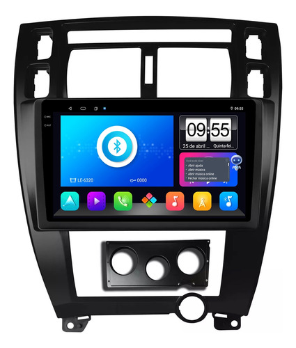 Multimidia Tucson 06/16 9p Octacore Android Carplay 6/128gb