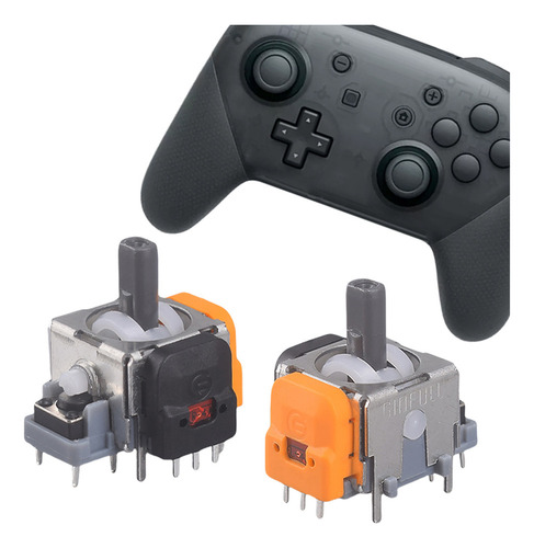 Para 10pcs Alta Precisão 3d Hall Effect Joystick Ajustável /