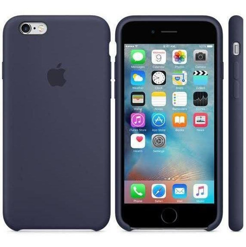 Capa Original Apple iPhone 6 / 6s Apple Azul Marinho