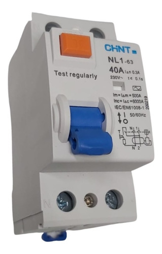 Interruptor Diferencial 2x40a 300ma Chint Certificado