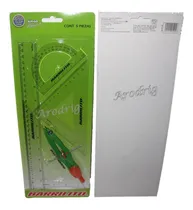 Comprar Juego De Geometría Escuadras Compas De Precisión Barrilito 5