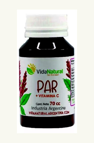 Par + Vitamina C Gotas Antiparasitario Vida Natural 70c Caba