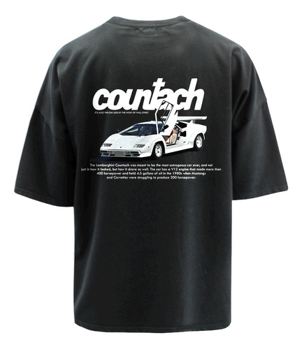 Playera Oversize Countach Lambo - Good Boys Club