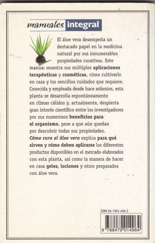 Como Cura El Aloe Vera (Usado)