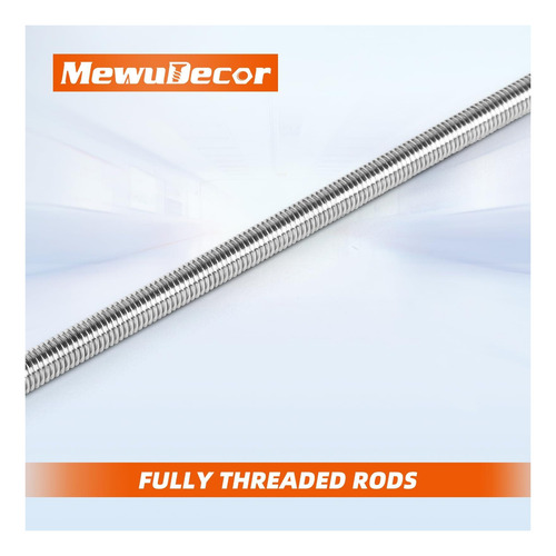 Varilla M3-05 X 100 Mm Completamente Roscada, Tornillo 304