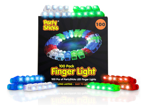 Anillos Iluminados Luces Led Dedos: 100 Unidades De Ani...