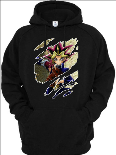 Sudadera Negra Anime Yu-gi-oh El Trampas Locas