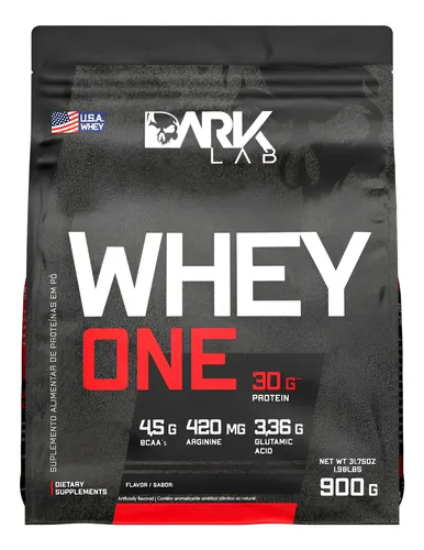 Whey One Protein Proteína Sachê Refil 900g - Dark Lab Sabor Moran...