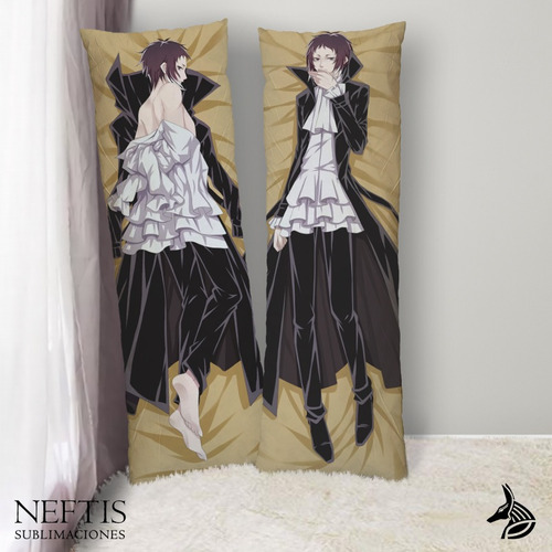 Bungo Stray Dogs Anime Dakimakura Funda Para Almohada