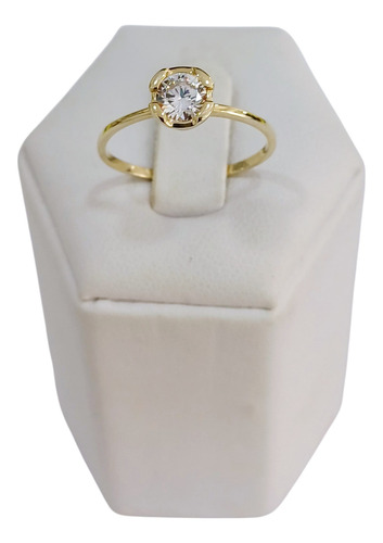 Cintillo Oro 10 Kilates Con Piedra Cubic Dorado 16